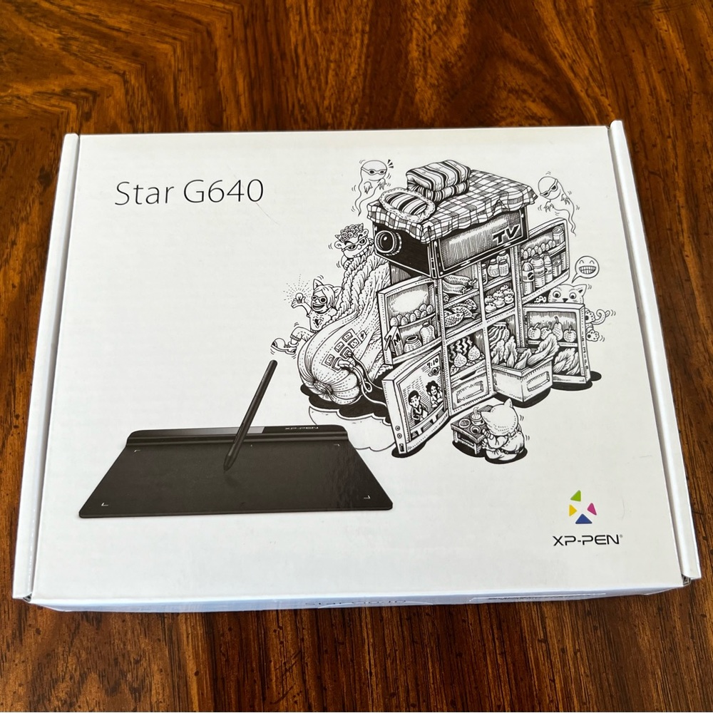 XP-Pen Star G640 drawing tablet.